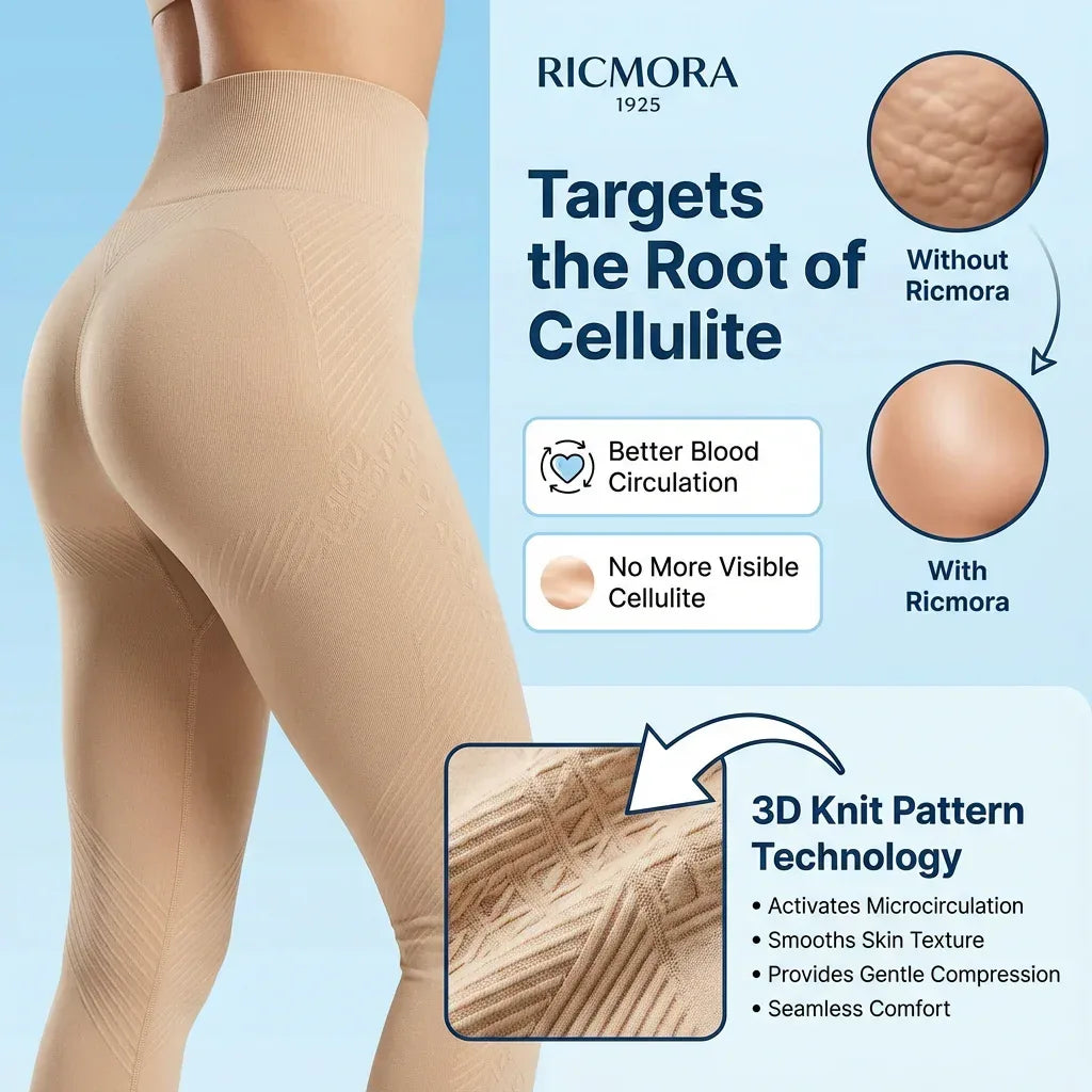 #1 Anti-Cellulite Leggings: Instant Shaping, Lifting & Smoothing - Ricmora Store