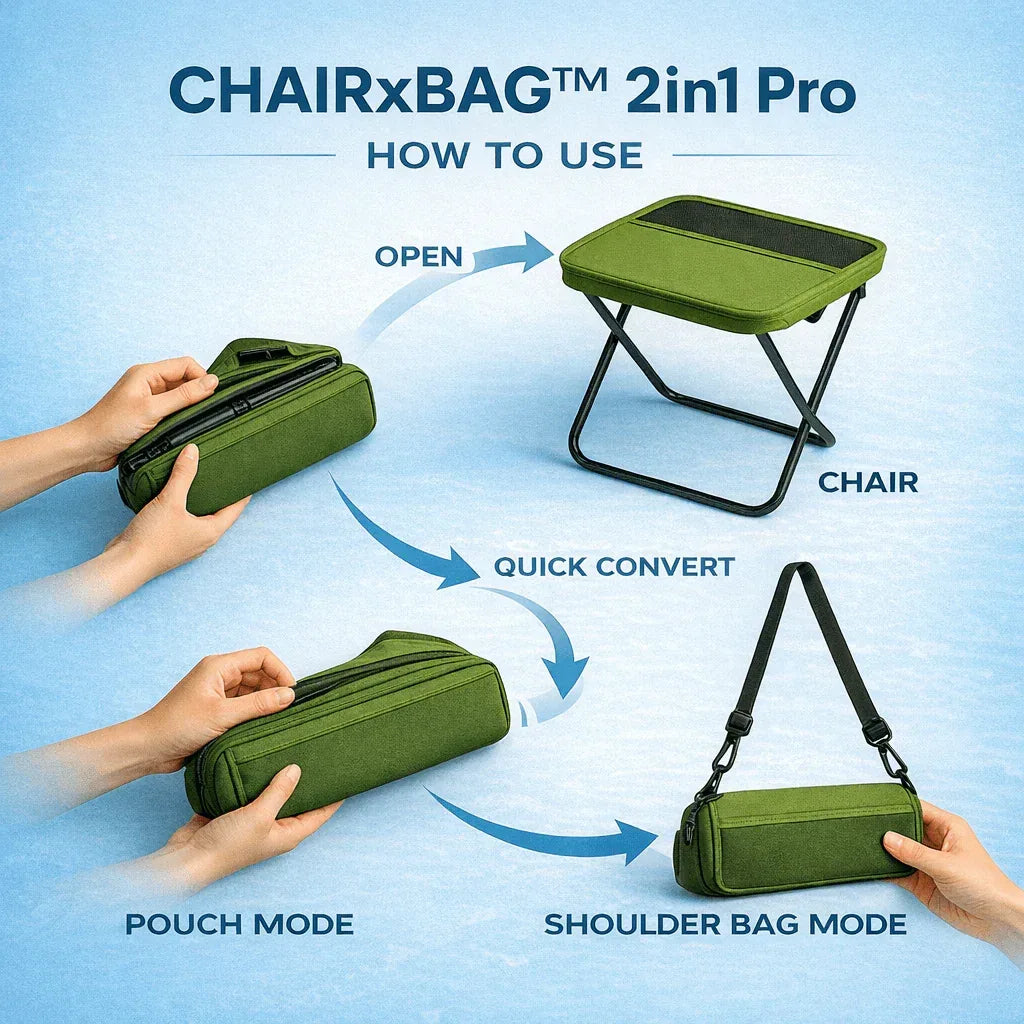 CHAIRxBAG 2in1 Pro Ricmora™ - Ricmora Store