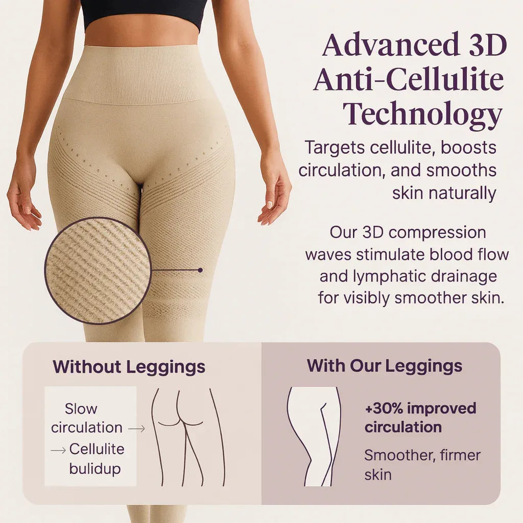 #1 Anti-Cellulite Leggings: Instant Shaping, Lifting & Smoothing - Ricmora Store
